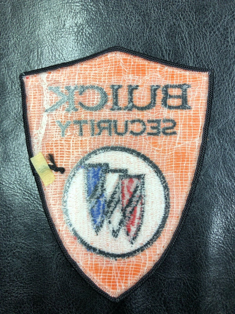 VINTAGE BUICK SECURITY EMBROIDERED PATCH