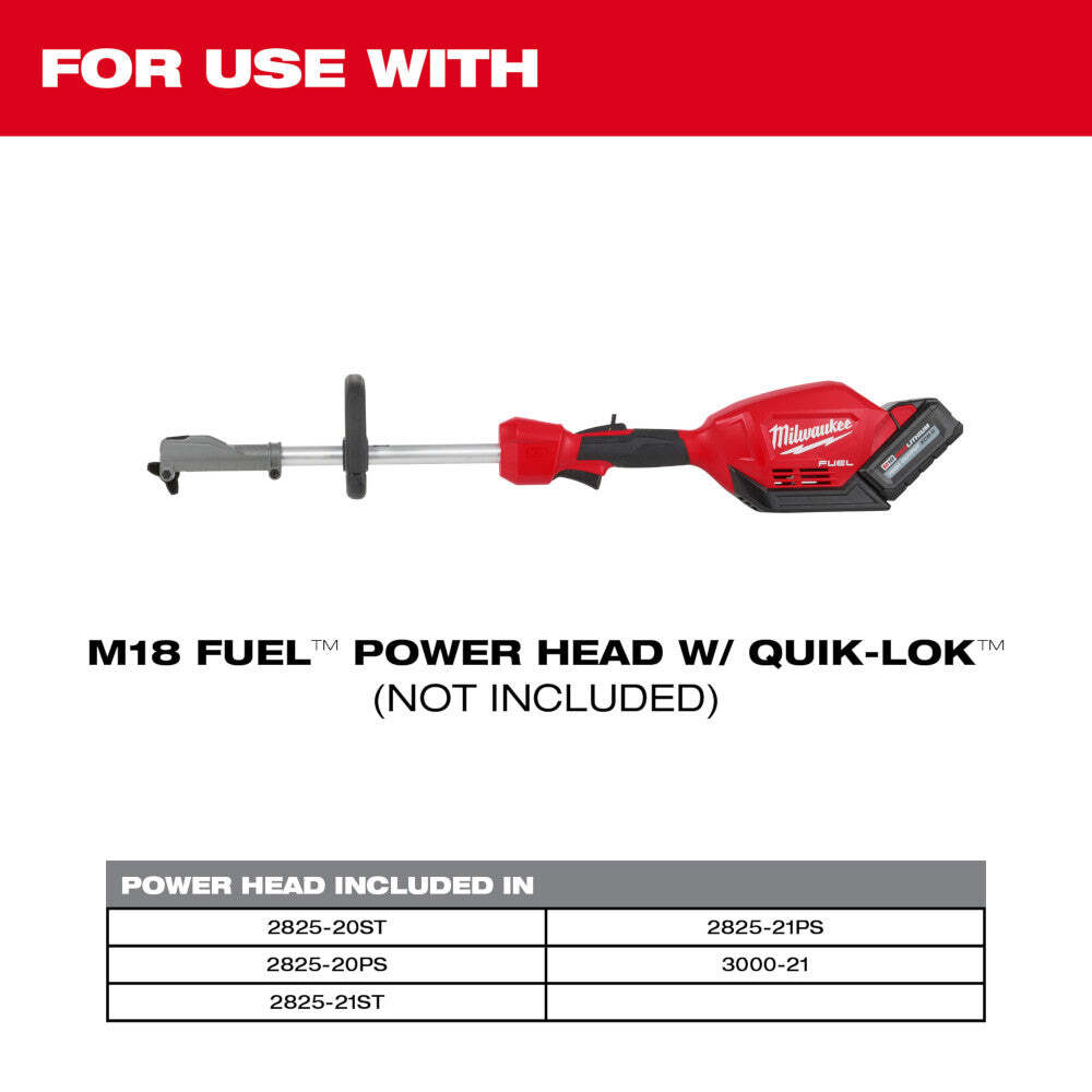 Milwaukee 49-16-2796 M18 FUEL 18V QUIK-LOK Hedge Trimmer Attachment