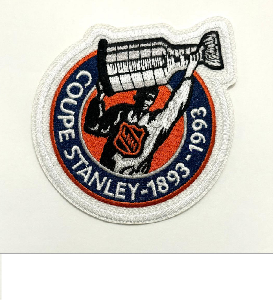 NHL 100th Centennial Stanley Cup Trophy Patch French Version