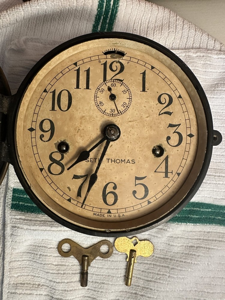 Vintage Seth Thomas Deck Clock Model R-20704