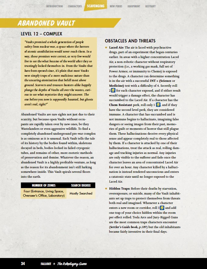 Fallout: The Roleplaying Game Wanderer's Guide Book