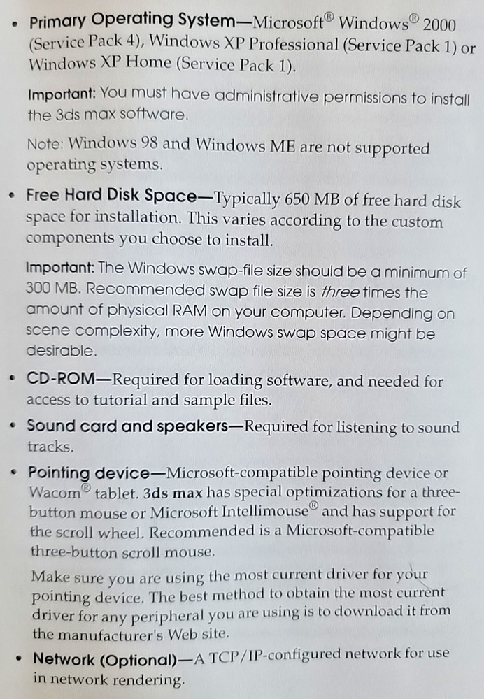 Discreet 3ds Max 7 2004 3D Modeling Animation Autodesk Software WIN 2000/XP