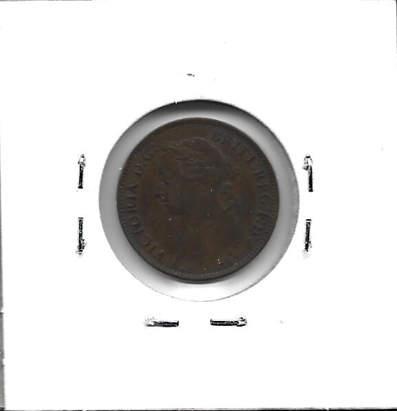 Great Britain Farthing 1885 XF