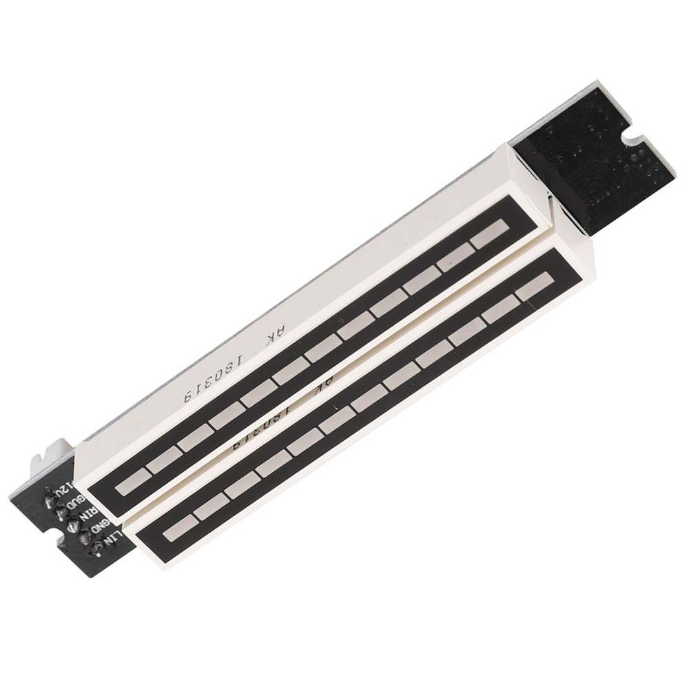 Dual 12 Stereo Level Indicator Adjustable Light Speed Level Meter Board Module