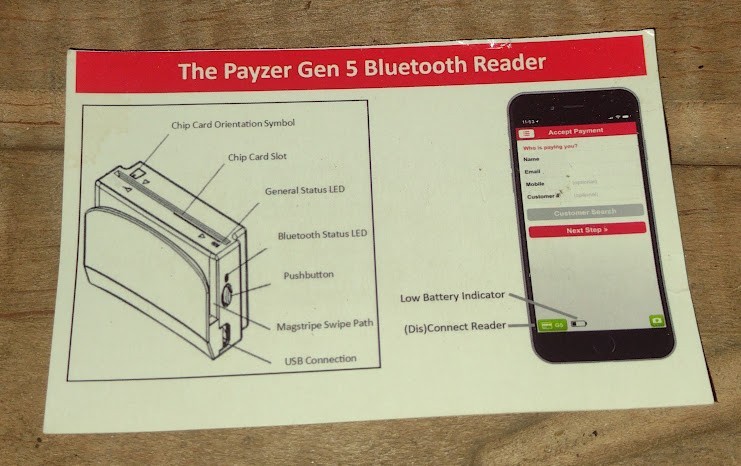 MagTek The Payzer Gen 5 Bluetooth Reader 21079825