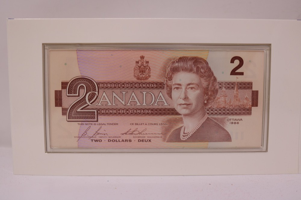 1996 $2 Uncirculated Coin and Bank Note Set Canada