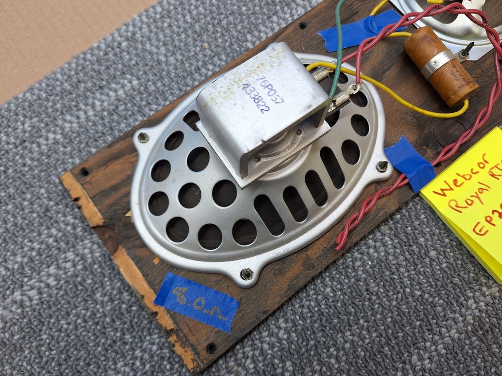 Webcor Royal Speakers