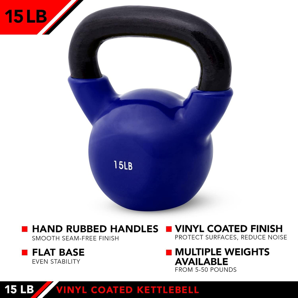 Kettlebell Weights Vinyl Coated Iron