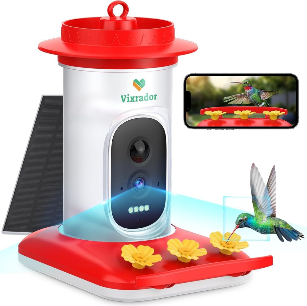 Vixrador smart hummingbird feeder combines advanced technology with practical de