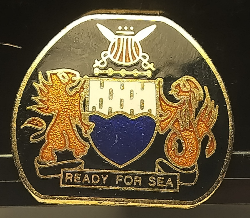 US Navy Supply Corps Unit Crest Pin - "Ready For Sea"- Logistics