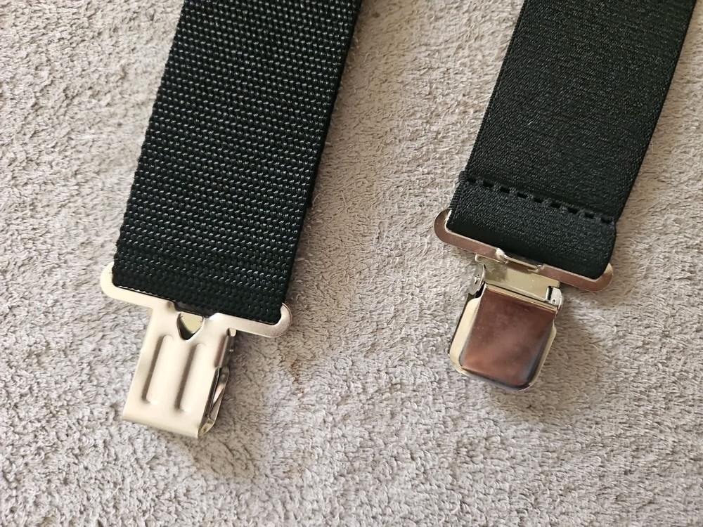 AWP Work Suspenders 2" Adjustable Webbing Black
