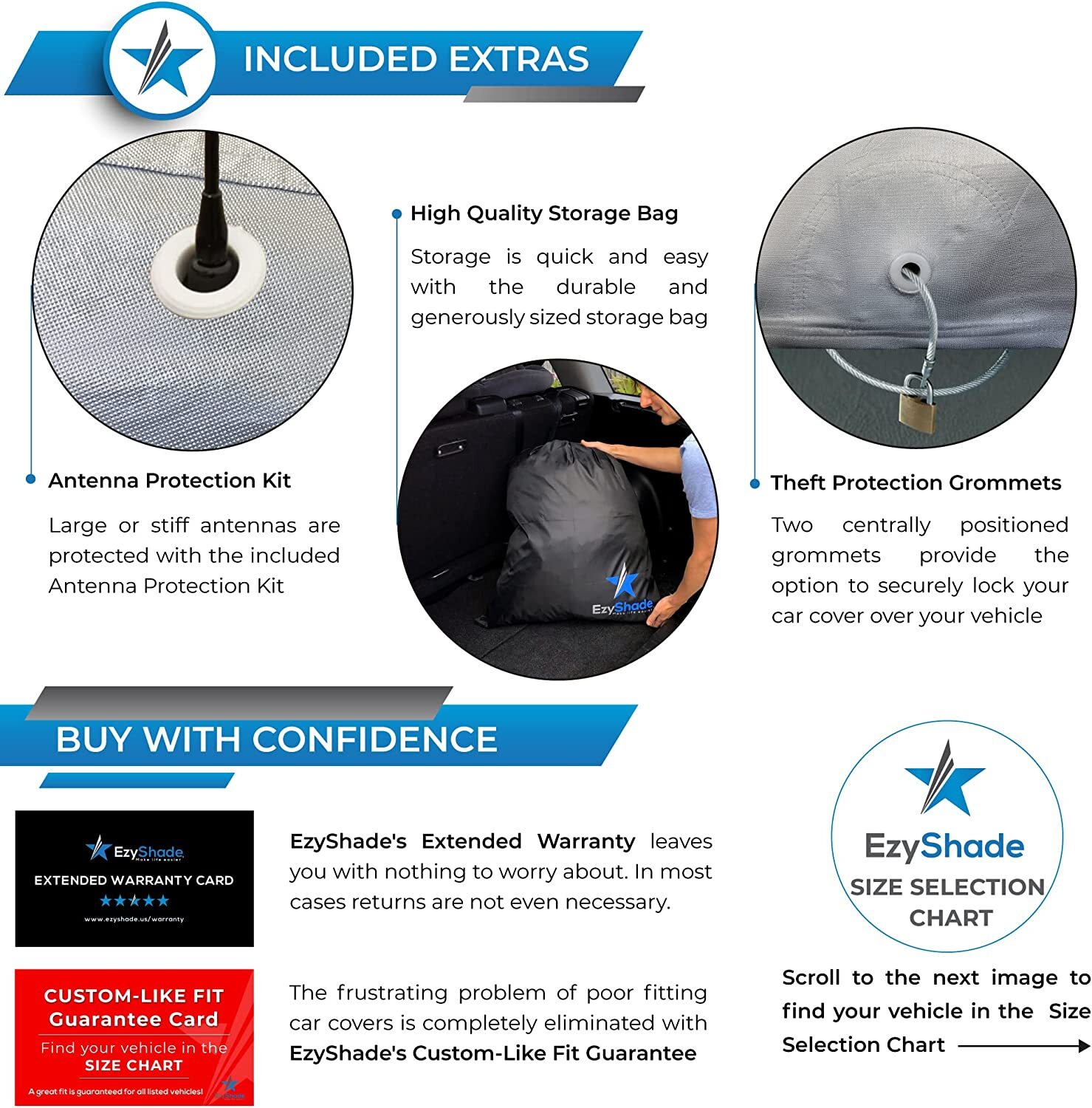 For Honda Civic Full Car Cover Outdoor Sun UV Protection Dust Rain Resistant