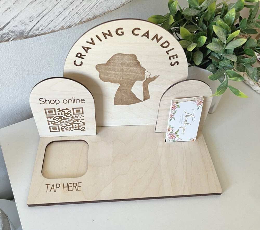 DIGITAL SVG Laser Cut File Square Payment Reader Display  Glowforge Tested