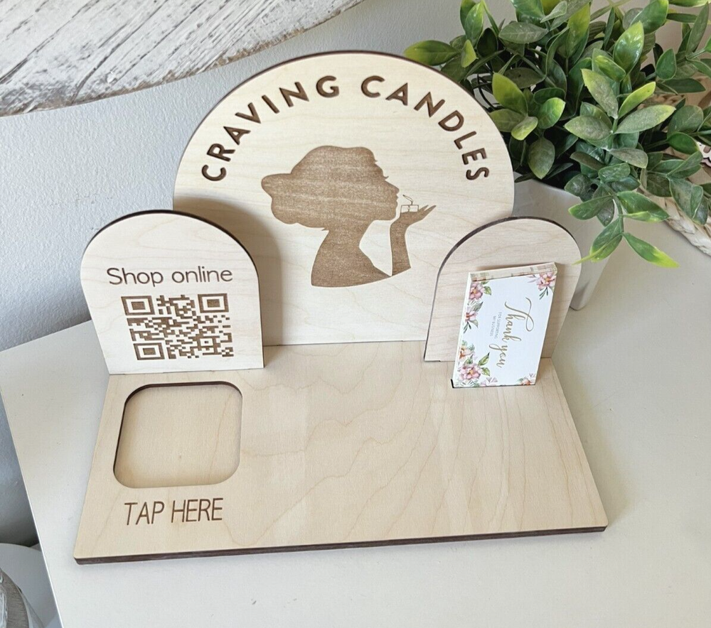 DIGITAL SVG Laser Cut File Square Payment Reader Display Glowforge Tested