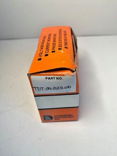 DIVERSIFIED ELECTRONICS TDT-24-AKA-010 TIME DELAY RELAY NEW