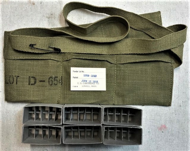 WWI  AUTHENTIC  M1903  AND  M1917  RIFLE  REPLICA  M1906  BANDOLEER REPACK  KIT