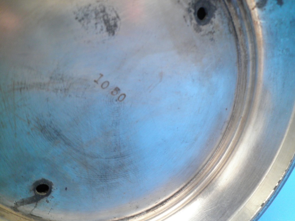 Victorian silver plate tilting pitcher #1050