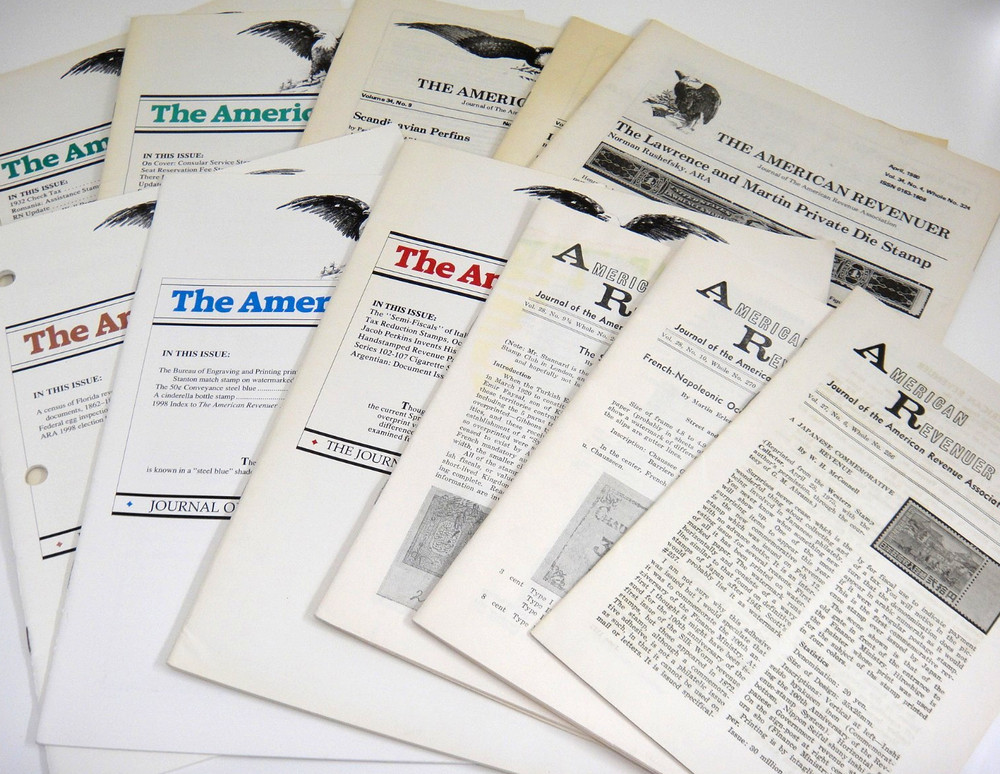 American Revenuer Journal Lot of 11 From the 1970s 1980s 1990s
