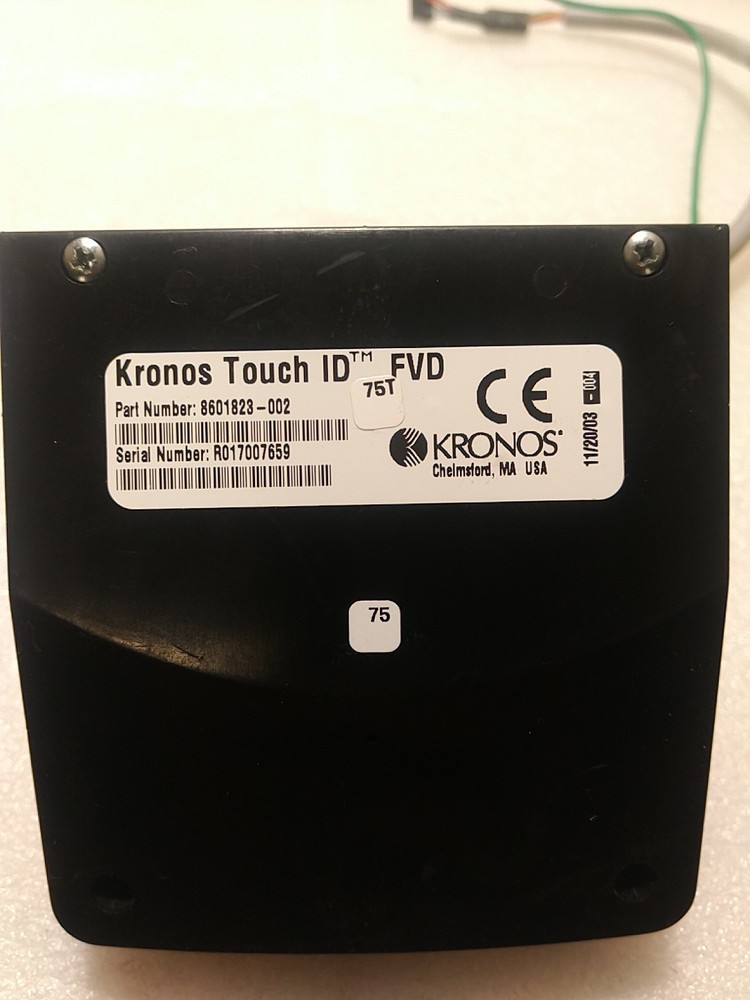 Kronos time clock Bioscrypt fingerprint reader P/N:8601823-002