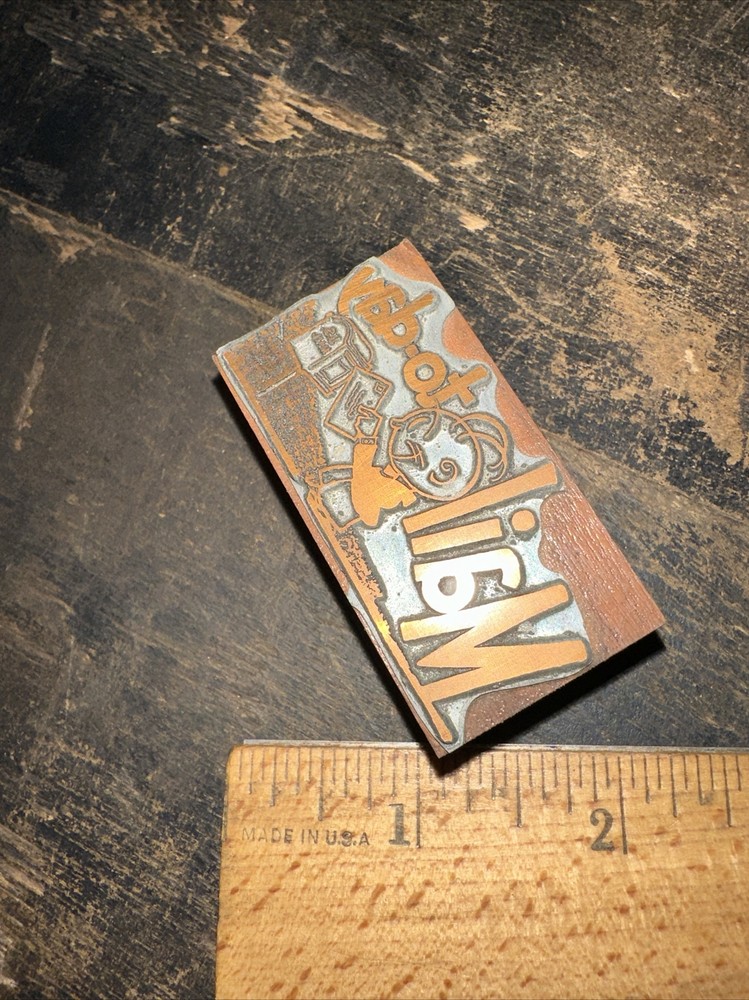 Printing Block “ Mail To-day “ Nice Image!