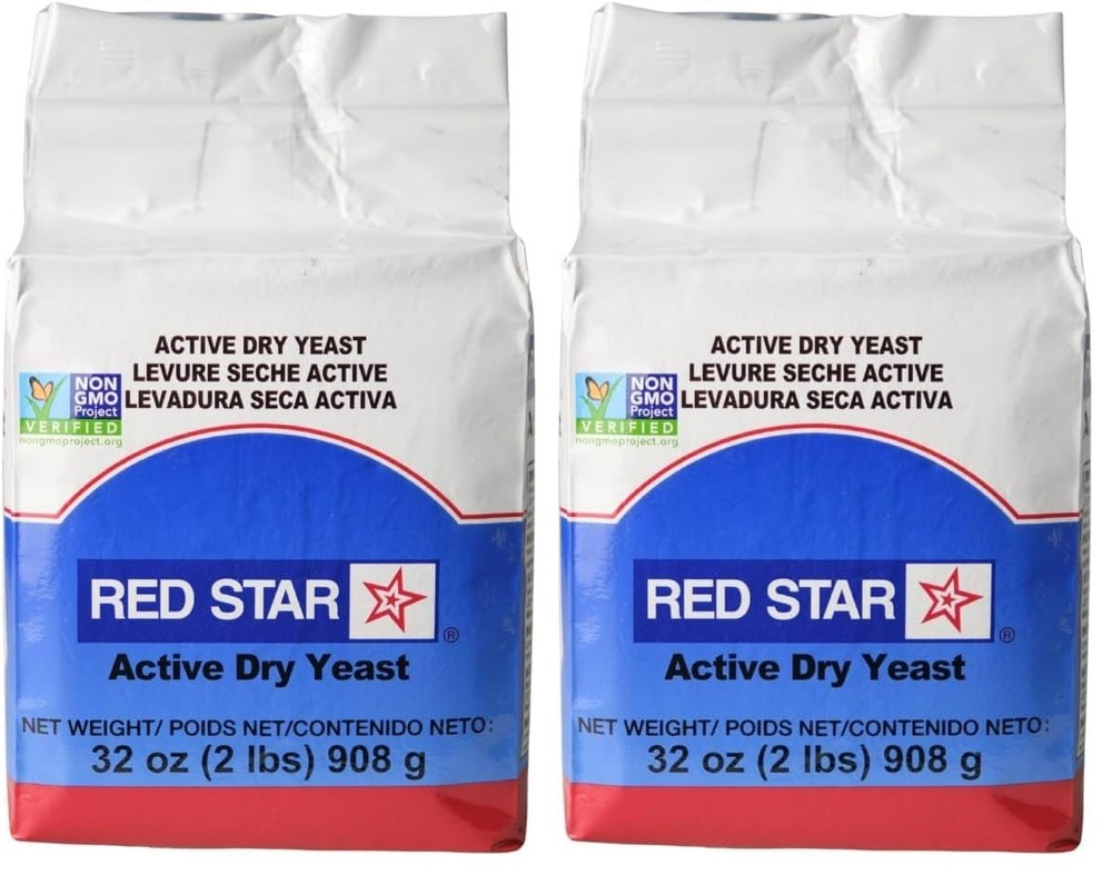 Versatile 2 Pound Vacuum Packed Active Dry Yeast for All Your Baking Needs