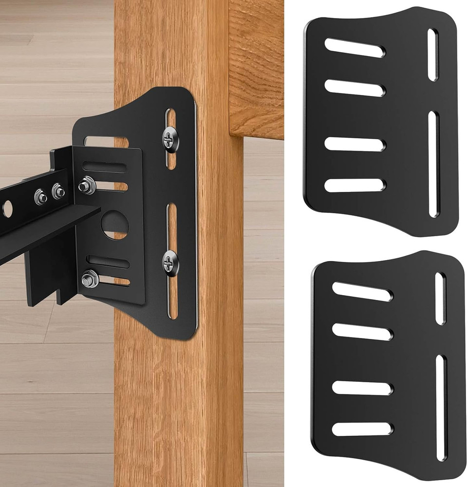 2Pcs Bed Frame Brackets Adapter for Headboard Extra, Queen Bed Modification Plat