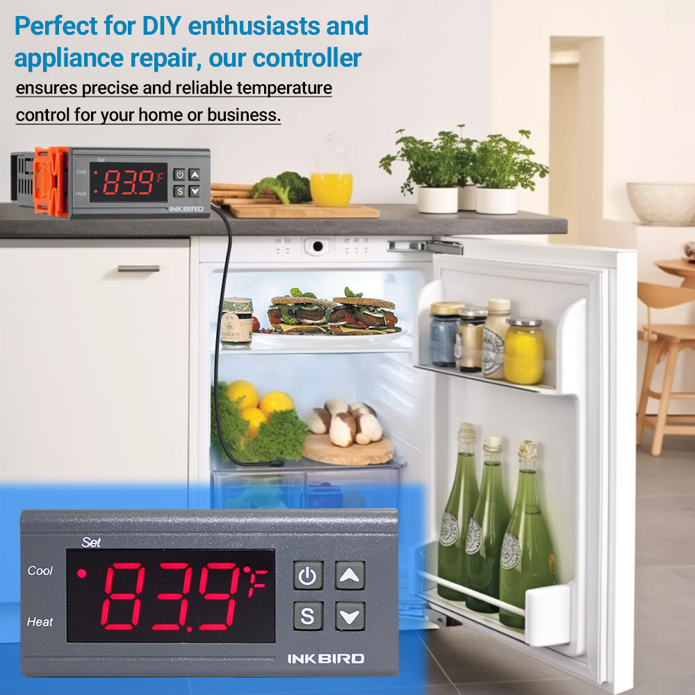 All-Purpose ITC-1000 Digital Temperature Controller Thermostat with Sensor 12V