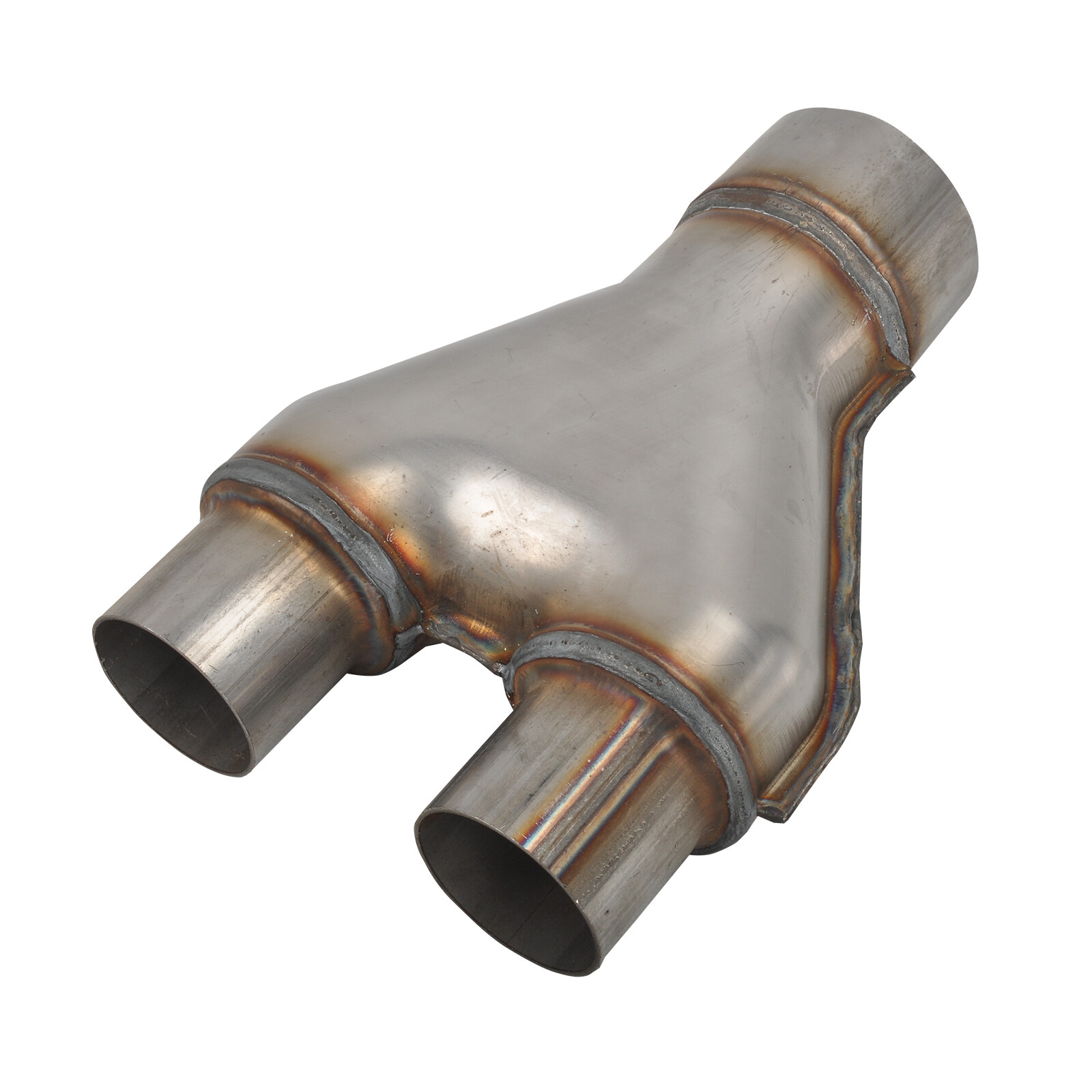 Y-Pipe Exhaust Pipe Adapter Connector 2''/2.25''/2.5''/2.75''/3''ID Single/Dual
