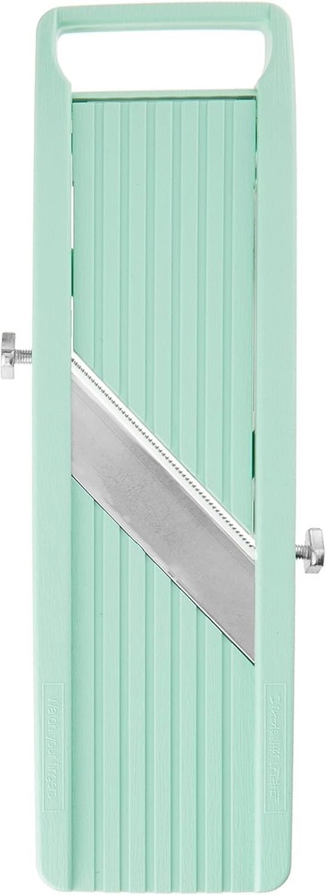 Green V-Shape Vegetable Slicer - Multipurpose & Dishwasher Safe