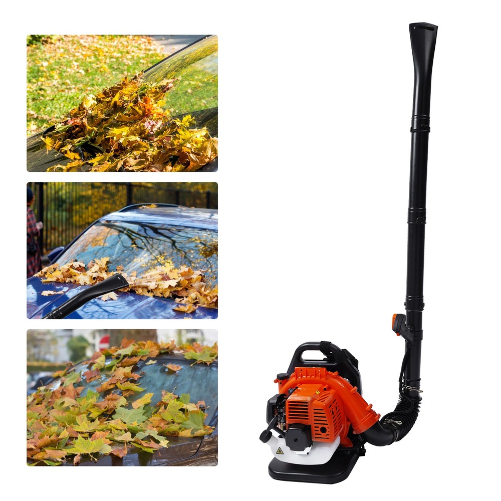 2-Stroke 42.7cc Backpack Leaf Blower Gas Powered Leaf Blower Backpack Blower