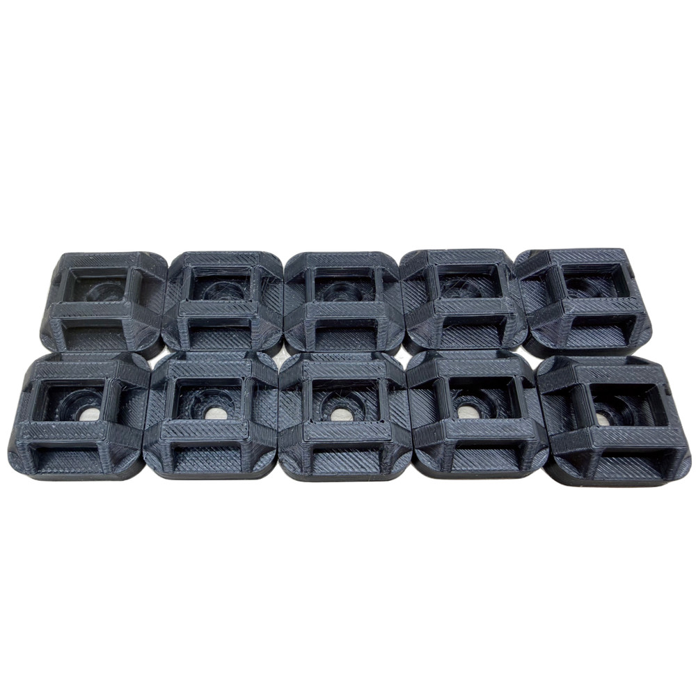 10 X Cable Tie Mounts Backed Zip Tie Base Holders