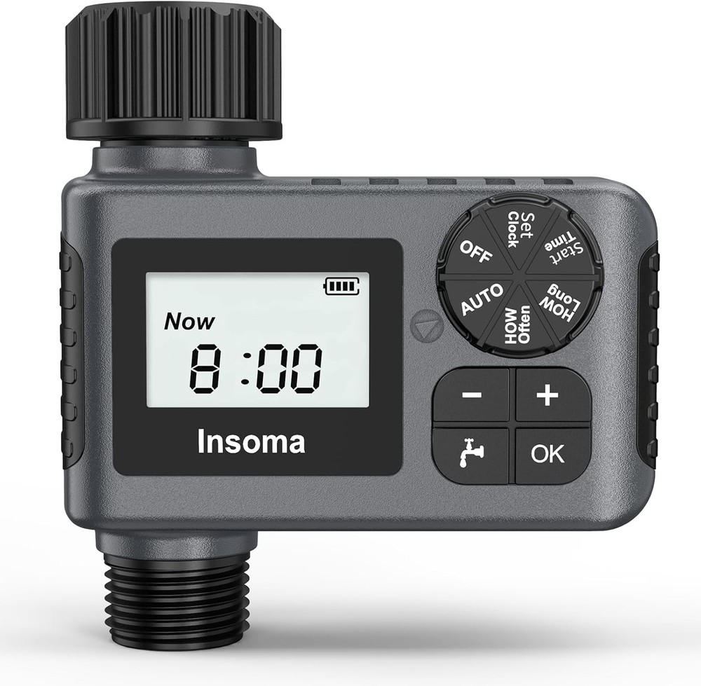 Programmable Garden Hose Timer 1 Outlet LCD Automatic Watering Irrigation System