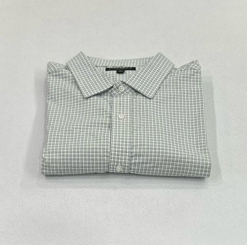 Banana Republic Men's Slim Fit Stretch Poplin Shirt XXL Striped