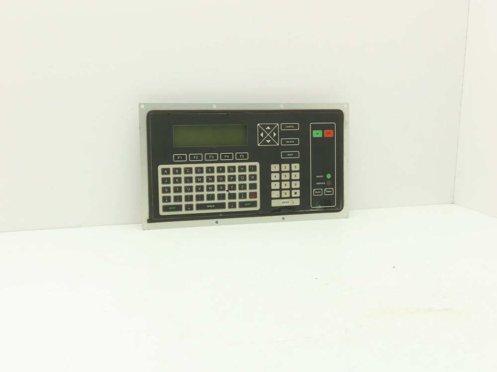 VideoJet Excel 356164 Ink Jet Printer Keyboard Interface Panel LCD Display