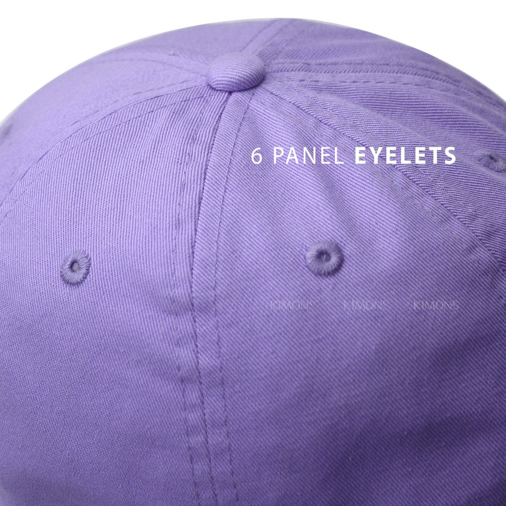 Cotton Plain Solid Baseball Cap Ball Dad Hat Adjustable Washed Men Washed PC II