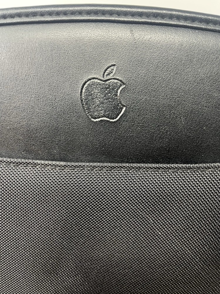 Apple Logo Padfolio Notebook Folder Notepad Ballistic Nylon Black 8.5x11 Pad