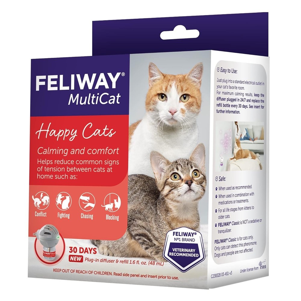 MultiCat 30 Day Calming Diffuser - Reduce Cat Conflicts