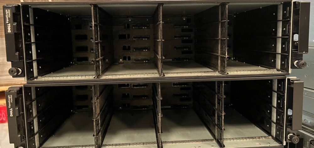 Dell Equallogic PS6000 Storage Array, 2x Type 7 Controllers, 2x 440W PSU