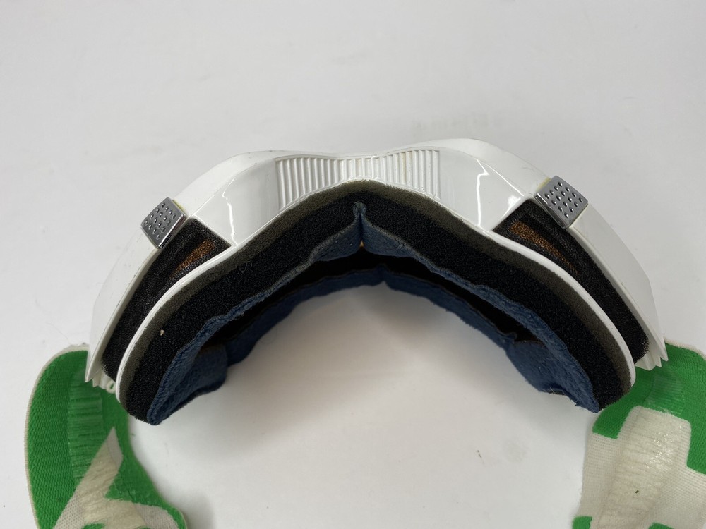 SPY Optic Snow Goggles White & Green Frames - Good Condition