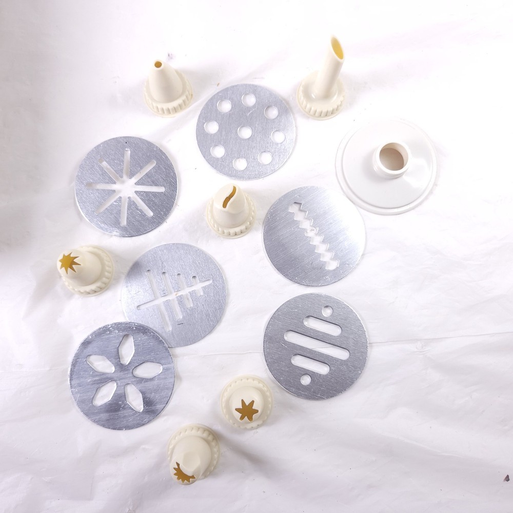 HOAN Discs and Decorating Nozzle Tips For Cookie Press