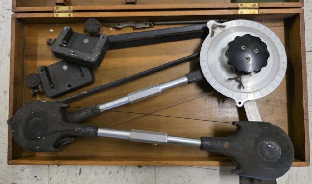 The Vintage Bruning Wallace Aircraft Plotter Draft Machine