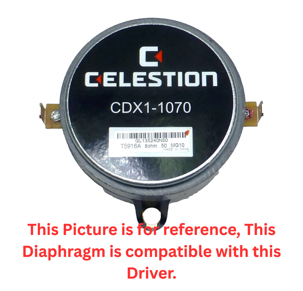 Replacement Diaphragm for Celestion CDX1-1070 Bolt-On 1" Compression Driver