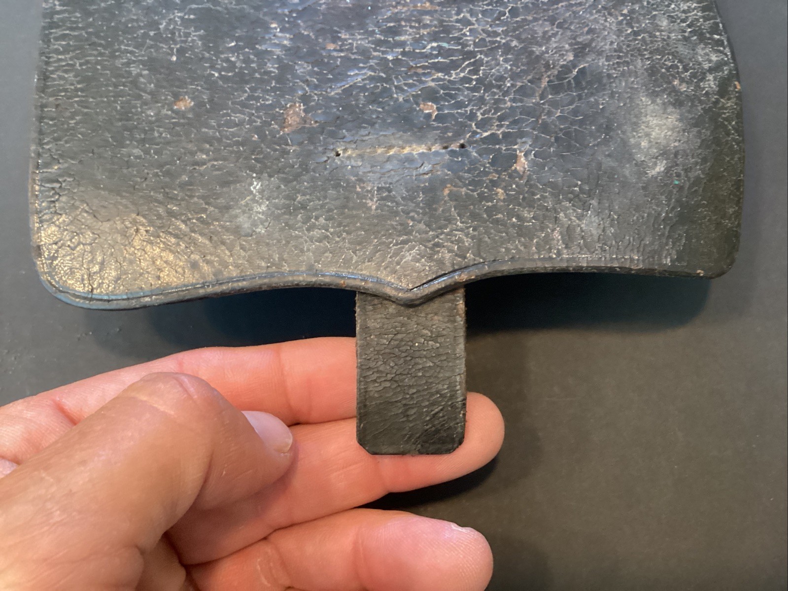 Original Civil War Era Union Army Colt Revolver Leather Cartridge Box Free Ship