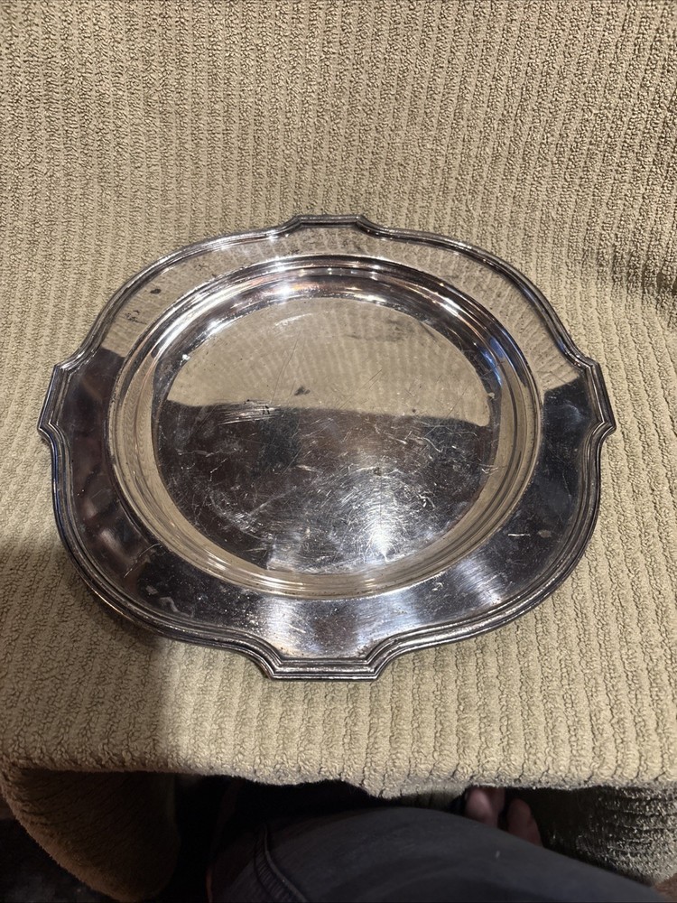 Antique Silverplate Tray Unmarked