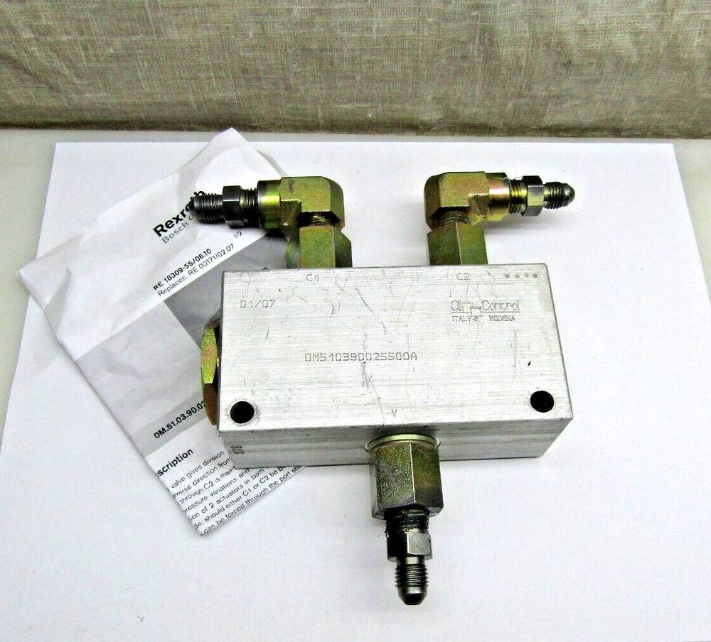 Bosch Rexroth Oil Control Flow Divider OM510390025500A