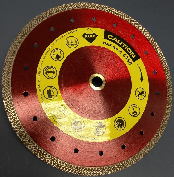 Rubi Tools VIP Turbo Mesh 10" Diamond Blade, Ref. 31941