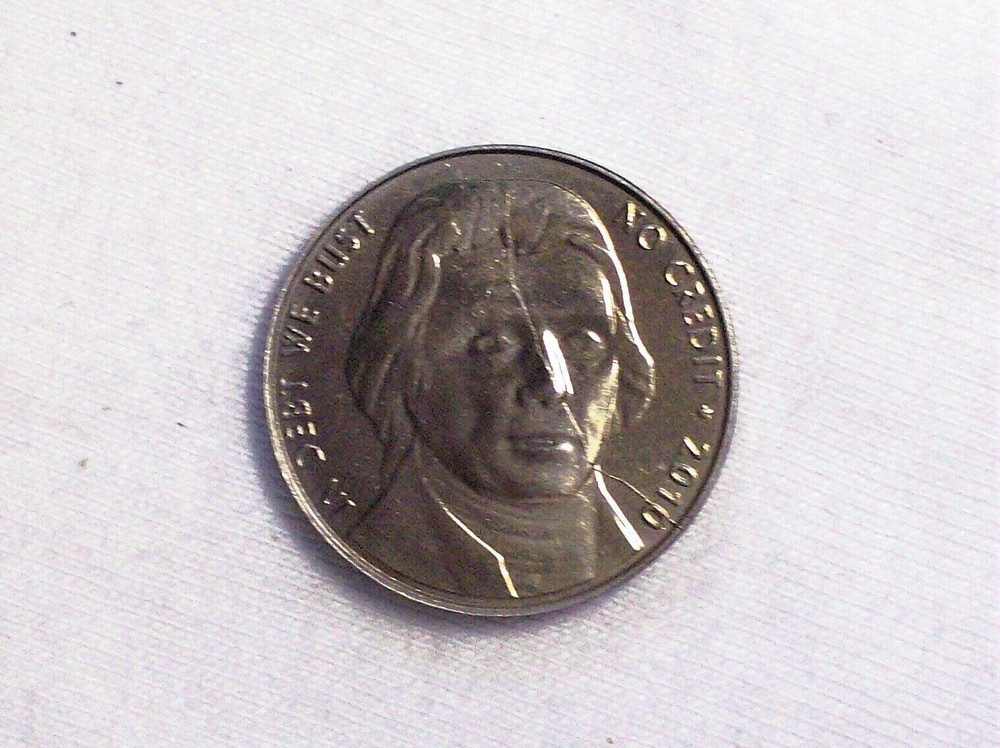 Daniel Carr - 2010 Hard Times Token-Thomas Jefferson, Copper-Nickel, Smooth Edge