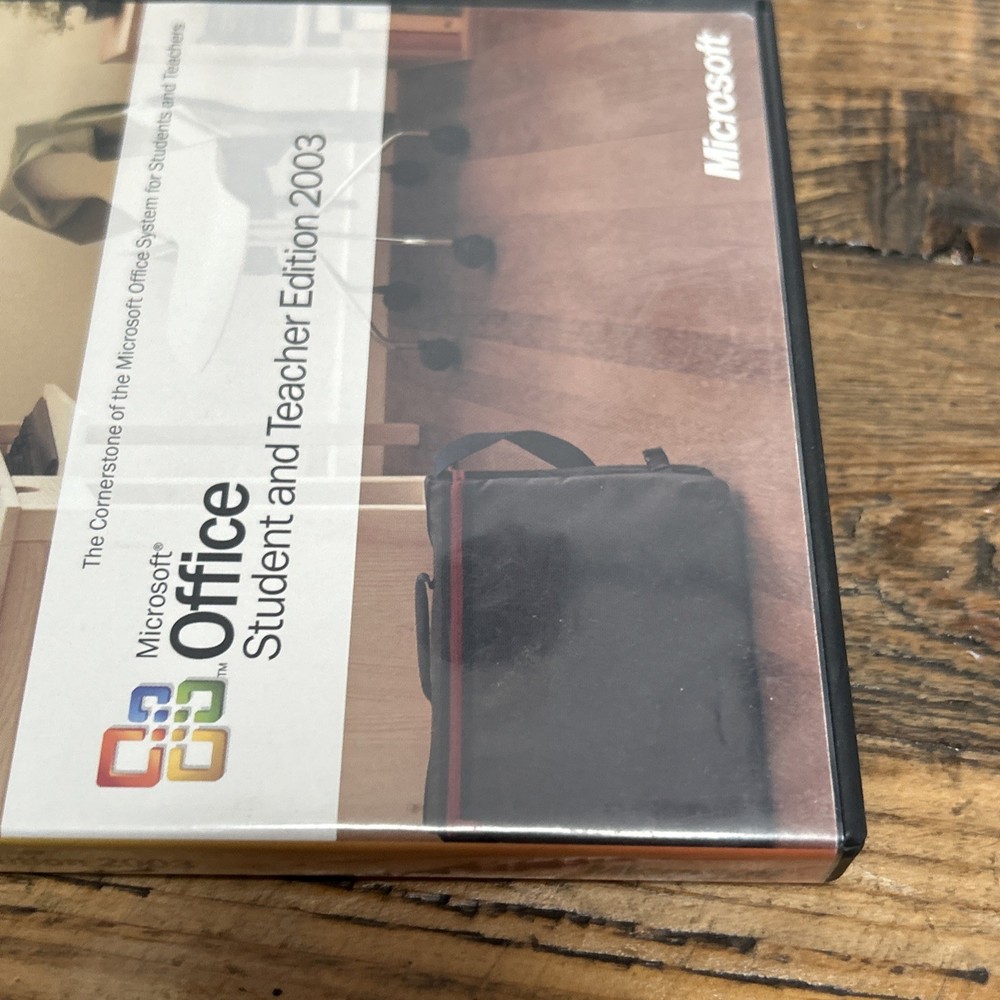 Microsoft Office 2003 Student and Teacher Edition Full Version w/ Word with Key