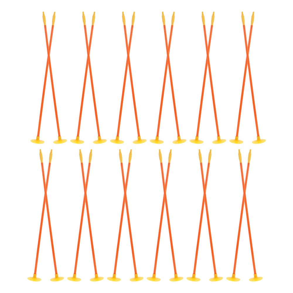 40PCS Play Replacement Arrows: Simulation Suction Cup Arrows Training Toy for