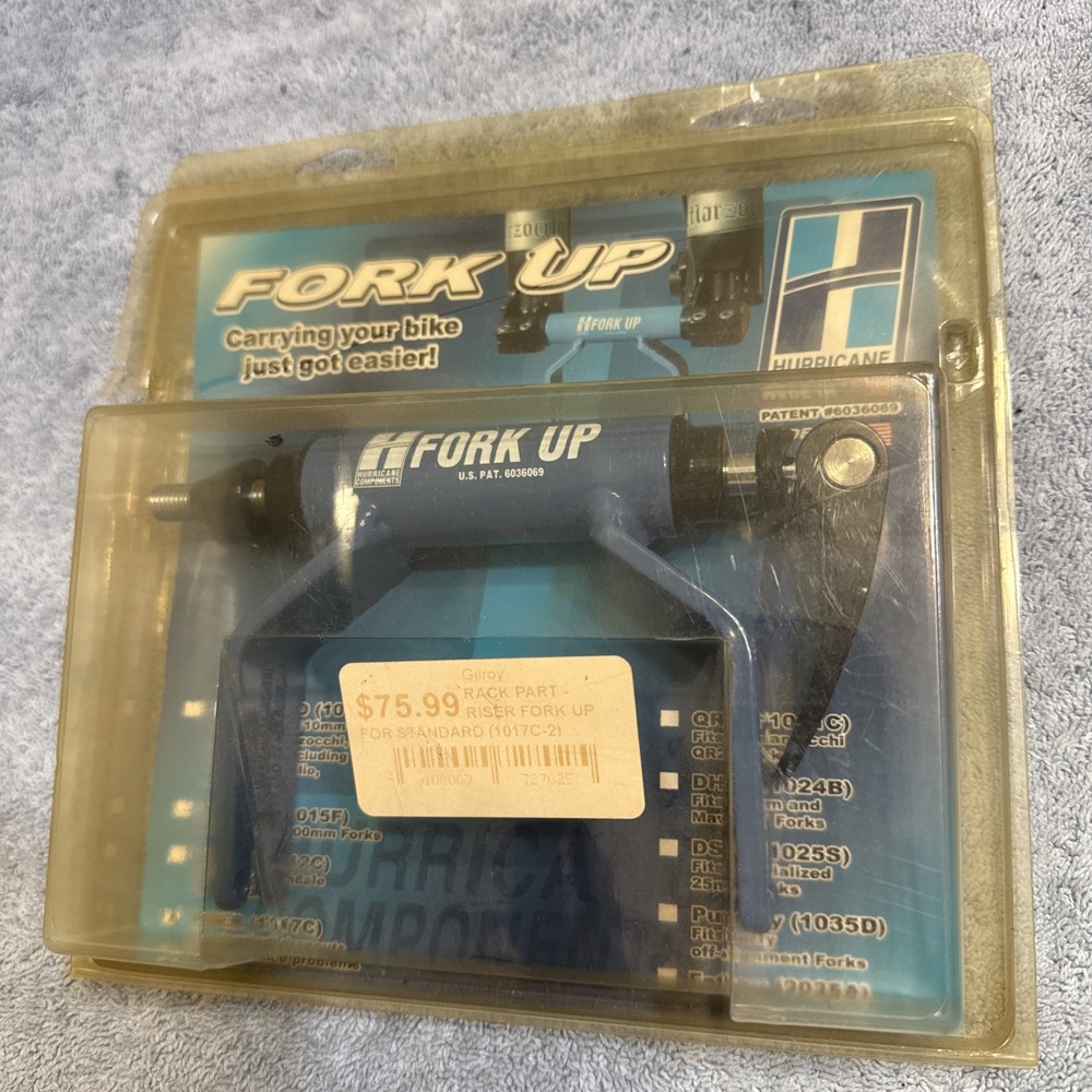 Hurricane Components Fork Up Riser Standard Adapter with QR #1017C [ssg]